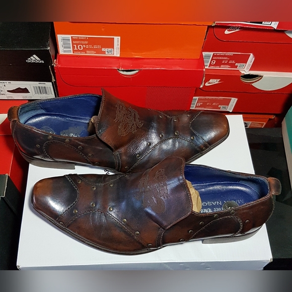 MARK NASON DRAGOON CASUAL SHOE MADE IN ITALY MEN'S US SIZE 9 GREAT COND - Picture 2 of 8